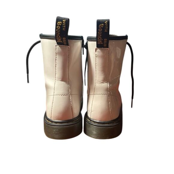 Doc Martens Jadon White Side Zip Combat Boots US men's 6 women's 7 Punk 90s - Picture 4 of 13